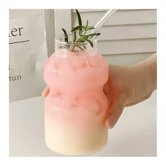 Pahar din sticlă cu capacitate de 440 ml, 13 cm înălțime, Gonga®