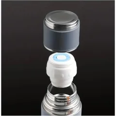 Set termos cu 3 căni din oțel inoxidabil, 0.5L, menținere a băuturilor calde 6 ore și reci 12 ore, Gonga®