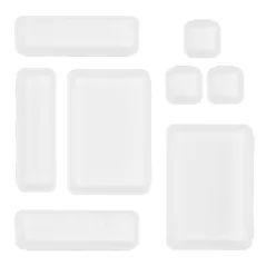 Organizator sertar compus din 8 piese diferite marimi pentru depozitarea articolelor, Gonga®