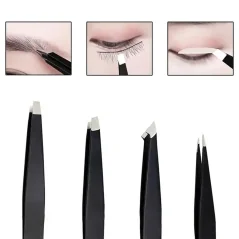 Set 4 pensete otel inoxidabil, diferite latimi, Tip 4, Gonga®