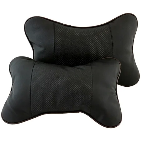 Set 2 perne de relaxare pentru tetiera, piele ecologica, 25x16 cm, Gonga®