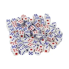 Set 100 zaruri, plastic, 12 x 12 mm, Gonga®