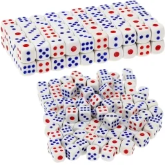 Set 100 zaruri, plastic, 12 x 12 mm, Gonga®