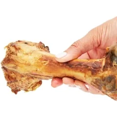 Recompensa pentru caini model Os natural de șuncă de porc uscată, 240 g, Petmex