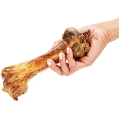 Recompensa pentru caini model Os natural de șuncă de porc uscată, 240 g, Petmex