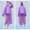 Pelerină de ploaie unisex impermeabilă, tip poncho cu glugă, Gonga®