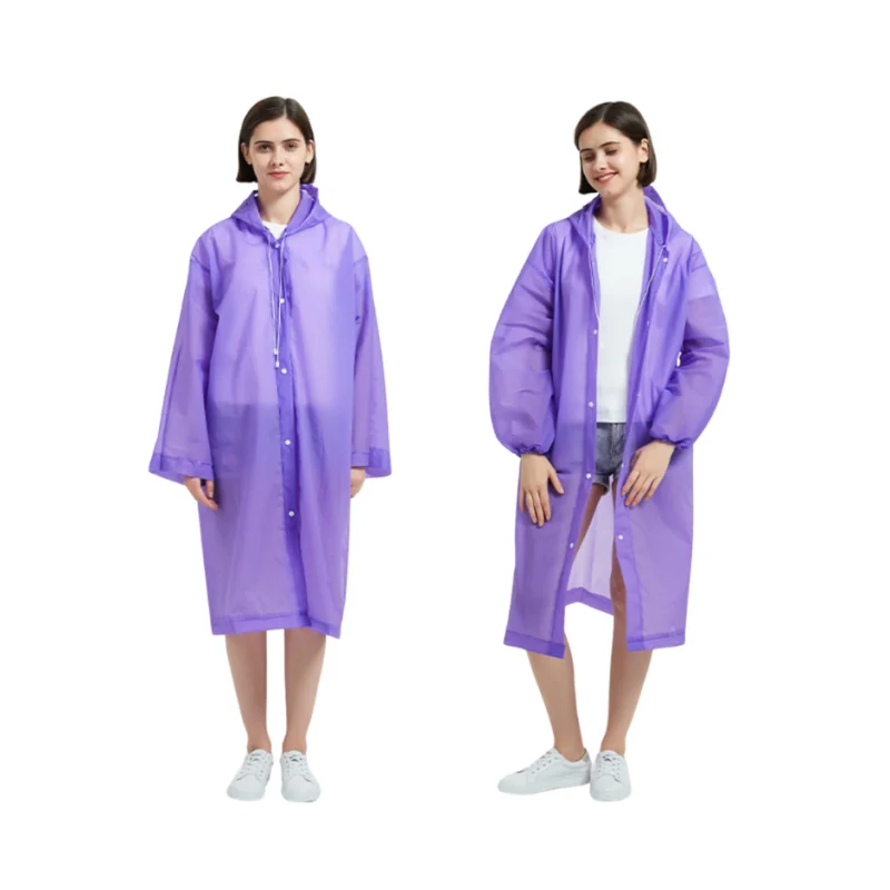 Pelerină de ploaie unisex impermeabilă, tip poncho cu glugă, Gonga®