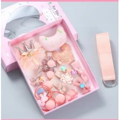 Set accesorii de par, 18 piese, pentru fetite, Gonga®