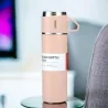 Set termos cu 3 căni din oțel inoxidabil, 0.5L, menținere a băuturilor calde 6 ore și reci 12 ore, Gonga®