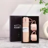Set termos cu 3 căni din oțel inoxidabil, 0.5L, menținere a băuturilor calde 6 ore și reci 12 ore, Gonga®