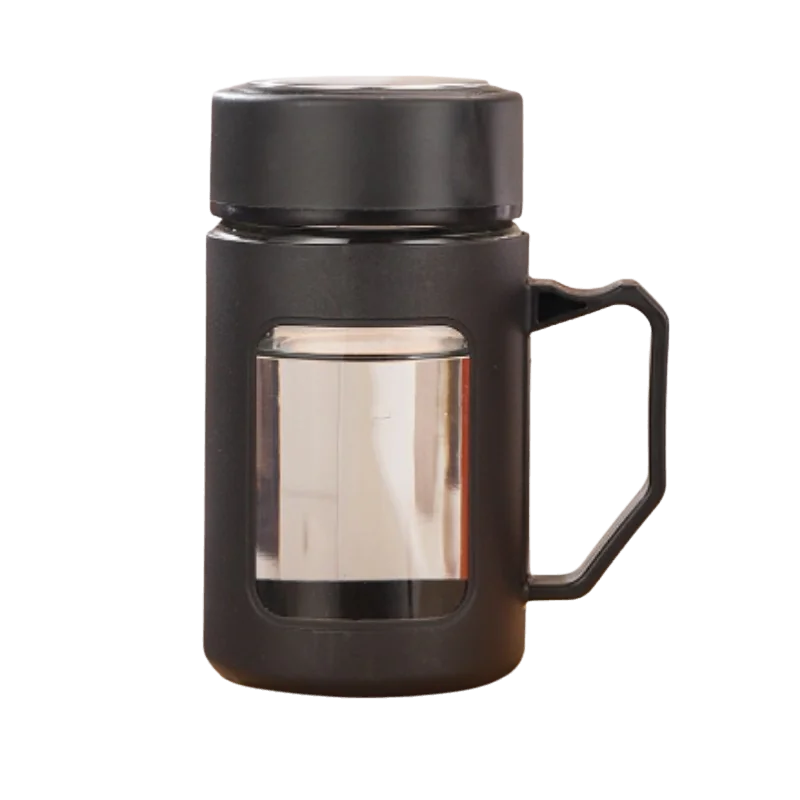 Sticlă de cafea și ceai, ceașcă cu mâner, 500 ml, Gonga®