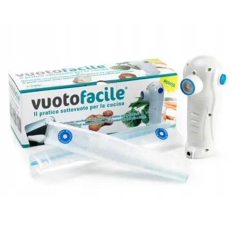 Aparat de vidat alimente portabil, tip pompa, cu baterii, Gonga®