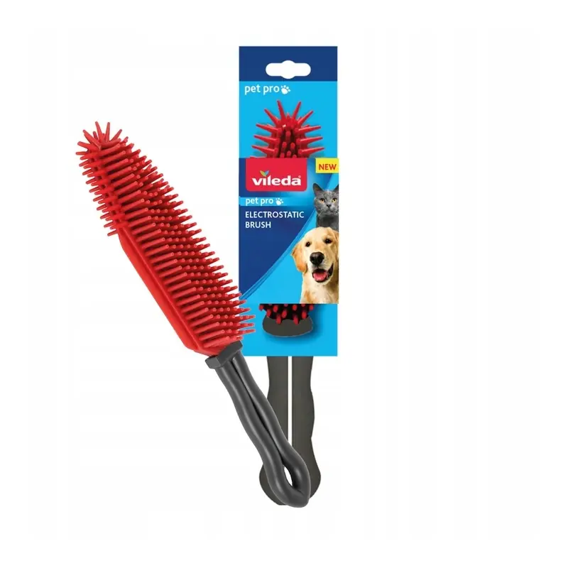 Perie electrostatica Vileda Pet Pro pentru blana si par