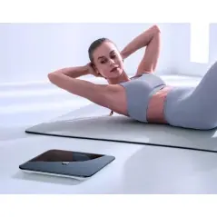 Cantar Inteligent smart din sticla securizata 4mm, 180kg, LCD, Bluetooth, aplicatie, Gonga®