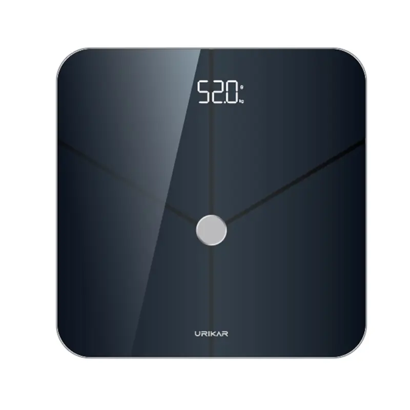 Cantar Inteligent smart din sticla securizata 4mm, 180kg, LCD, Bluetooth, aplicatie, Gonga®