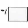 Tabla de desen A4 cu iluminare LED pentru desenat, cu incarcare Micro USB, Gonga®