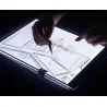 Tabla de desen A4 cu iluminare LED pentru desenat, cu incarcare Micro USB, Gonga®