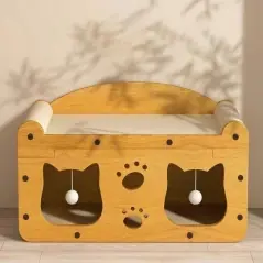 Casuță pentru pisică - adăpost, pat, 51 × 27 × 30 cm, Gonga®