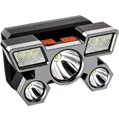 Lampa frontala, compacta, cu curea reglabila pentru cap, incarcare USB, 10W, Gonga®