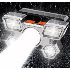 Lampa frontala, compacta, cu curea reglabila pentru cap, incarcare USB, 10W, Gonga®