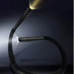 Lampă de citit pentru gât, multifuncțională, 3 tipuri de lumină LED, 3 niveluri de intensitate, încărcare usb, Gonga®