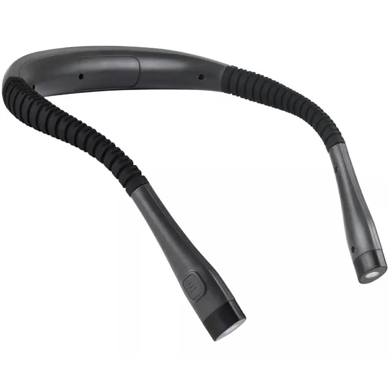 Lampă de citit pentru gât, multifuncțională, 3 tipuri de lumină LED, 3 niveluri de intensitate, încărcare usb, Gonga®