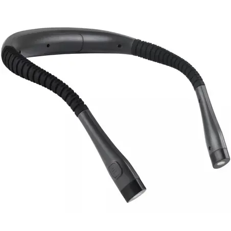 Lampă de citit pentru gât, multifuncțională, 3 tipuri de lumină LED, 3 niveluri de intensitate, încărcare usb, Gonga®