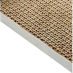 Canapea pentru ascutit gheare, covoras pentru zgariere, pentru pisici, carton presat laminat, 52x22x23 cm, Gonga®