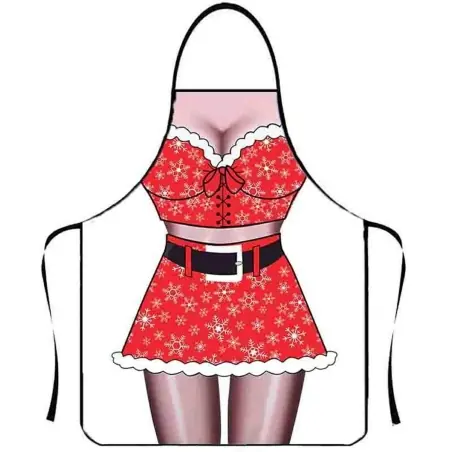 Sort de Bucatarie Decorativ, Tema Craciun, 50 x 70 cm, din Poliester, Gonga®