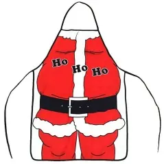 Sort de Bucatarie Decorativ, Tema Craciun, 50 x 70 cm, din Poliester, Gonga® - Mos Craciun