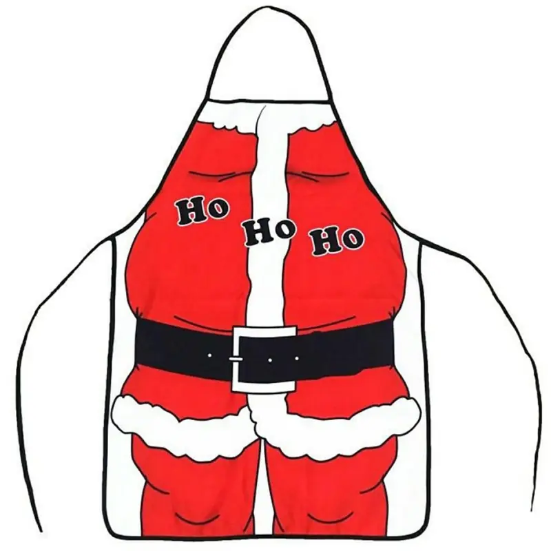 Sort de Bucatarie Decorativ, Tema Craciun, 50 x 70 cm, din Poliester, Gonga®