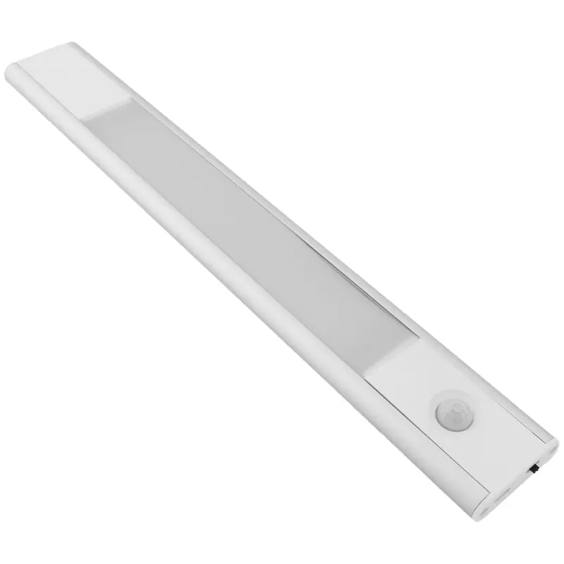 Lumină LED dulap cu senzor mișcare, USB, 30 cm, luminozitate reglabilă, baterie 1200 mAh, Gonga®