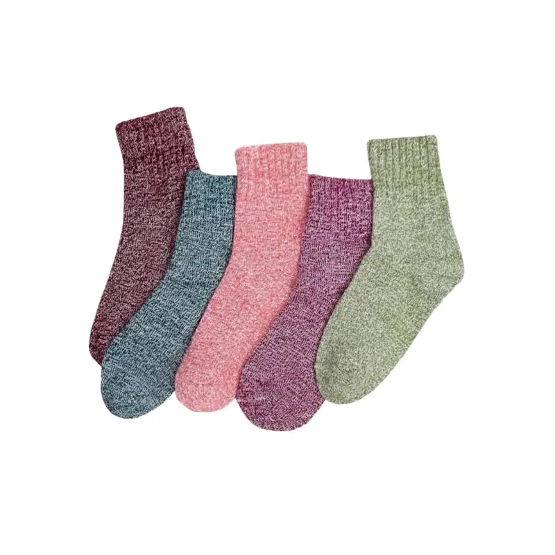 Set 5 perechi de sosete femei, din tricot, pentru iarna, marimea 36-39, Gonga®