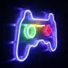 Lampa neon gaming , 5W, iluminare reglabila, 26x17x1.6cm, Gonga®