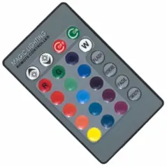 Lampa 3D pentru noptiera, model fotbalist, LED, RGB, telecomanda, 0.5W, din plastic si acril, Gonga®