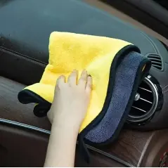 Laveta auto din microfibră 60×90 cm, 500 GSM, prosop superabsorbant pentru uscare și lustruire, ultra moale, Gonga®