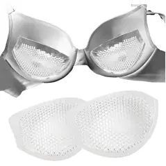 Set 2 Pernuțe sutien, silicon, reutilizabile, impermeabile,13x10 cm, Gonga®