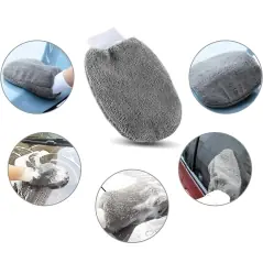 Kit spalare si curatare auto, 9 piese, burete, manusa, perie jante, lavete, Gonga®