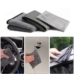 Kit spalare si curatare auto, 9 piese, burete, manusa, perie jante, lavete, Gonga®