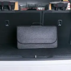 Organizator pentru portbagaj, pliabil, anti-alunecare, poliester, inchidere velcro, 24 x 50 x 17 cm, Gonga®