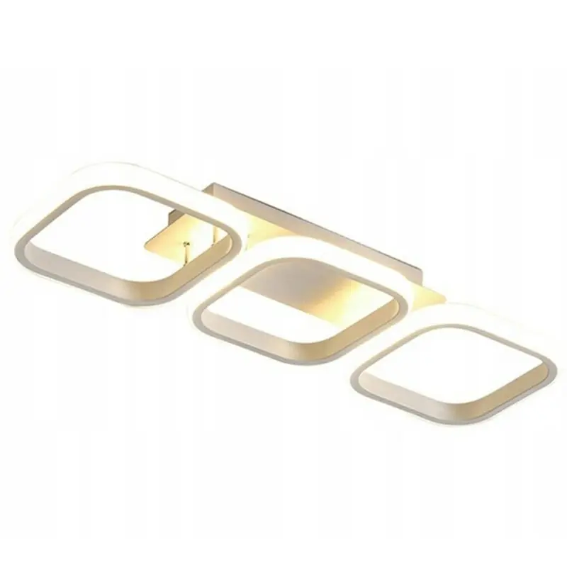 Lampa LED de tavan 33W, plafon, montaj pe suprafață, lumină neutră 4500K, 3 elemente, design modern, Gonga®