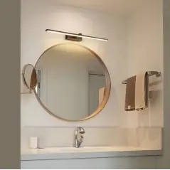 Lampă de perete LED pentru baie, concepută pentru a fi montată deasupra oglinzii, 8W, alb rece, Gonga®