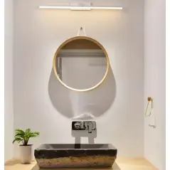 Lampă de perete LED pentru baie, concepută pentru a fi montată deasupra oglinzii, 8W, alb rece, Gonga®