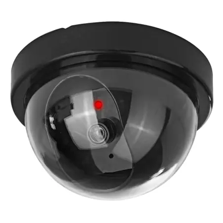 Camera de supraveghere model Dome falsă cu LED roșu indicativ, Gonga®