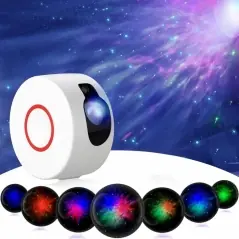 Proiector Cer cu stele, 3 moduri de iluminare și 8 moduri muzicale, telecomanda, Gonga®