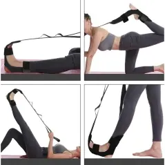 Curea de intindere pentru picioare, reabilitare, flexibilitate, tratament dureri, Gonga®