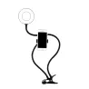 Suport 2 in 1 pentru selfie, lampa LED, suport universal telefon, 12W, 10 niveluri de intensitate, 3 moduri de culoare, Gonga®