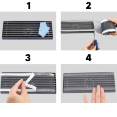 Filtru de colectare par pentru scurgeri si chiuvete, autoadeziv, 7 cm x 10 m, Gonga®