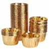 Set 50 forme din aluminiu pentru briose, 3.5 x 6 cm, Gonga®