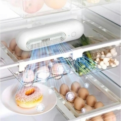 Odorizant Portabil Frigider, Generator Ozon, Eliminare Mirosuri, Purificator Aer Compact, 2 Trepte, USB, Gonga®